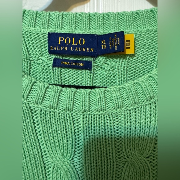 Polo Ralph Lauren Cable Knit Short Sleeve Sweater - Picture 4 of 8